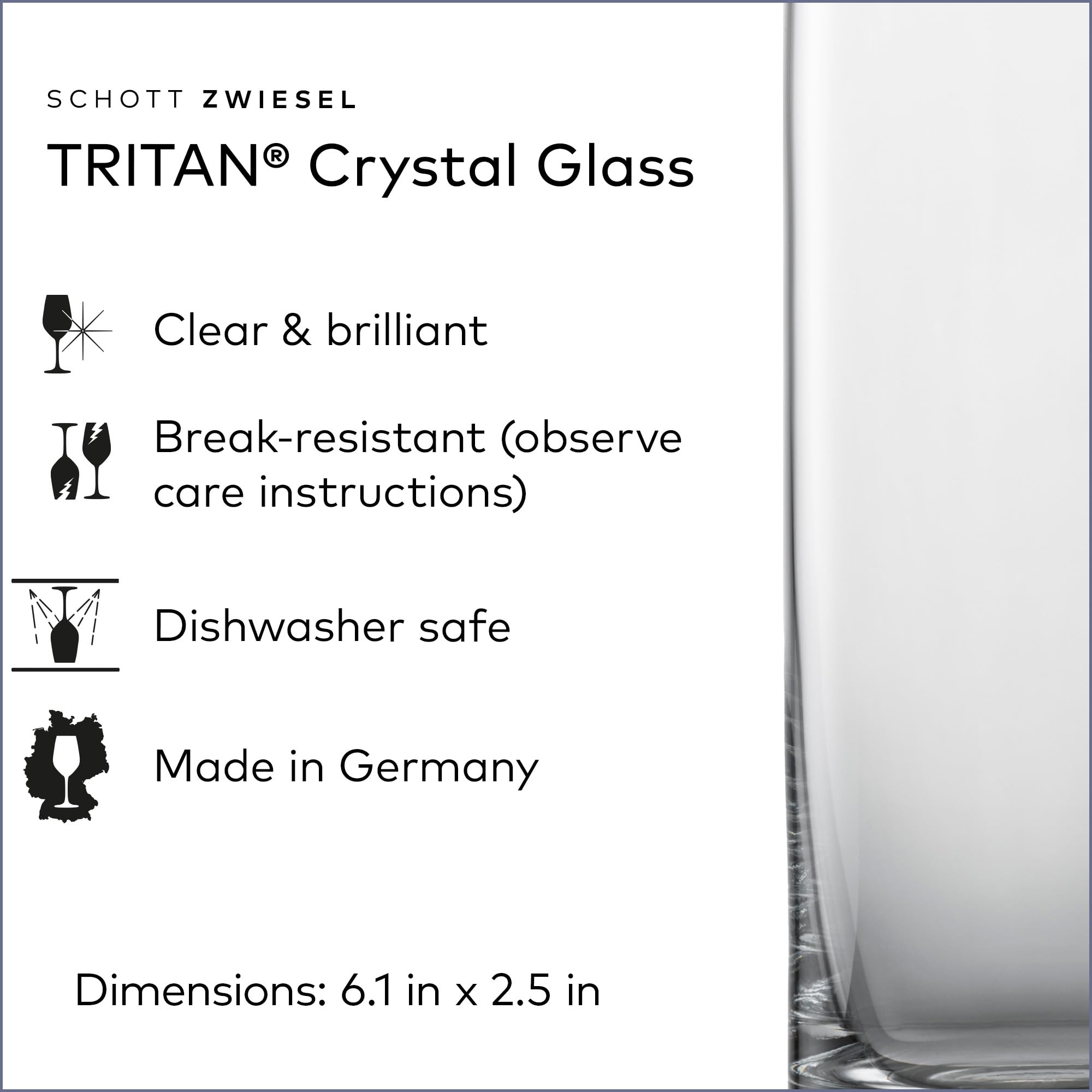 Amazon.com | SCHOTT ZWIESEL Convention Longdrink Glass(Set of 6
